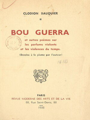 cover image of Bou Guerra